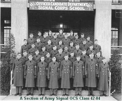 Army Signal Corps OCS Class 42-04