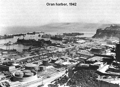 Oran harbor, 1942