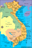 Map Vietnam War