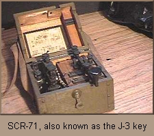 SCR-71 teletype key