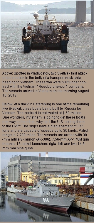 Svetlyak class fast attack vessels