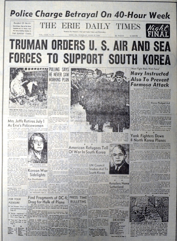 Truman goes to war...