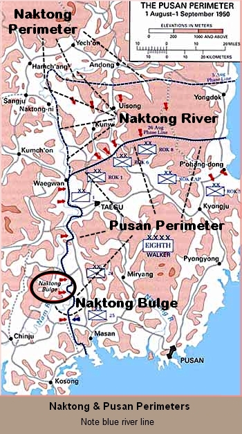 Naktong River Bulge - August 1950