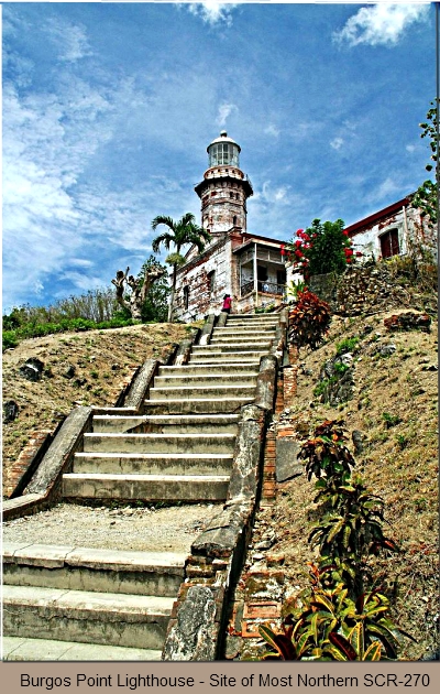 Burgos Point Lighthouse - Most Northern SCR-270