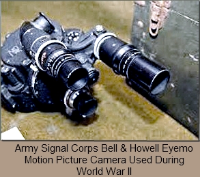 Army Signsal Corps Motion Picture Camera