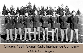 Officers 138th Signal Radio Intelligence Company