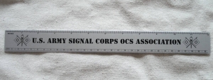 Army Signal Corps OCS Ruler