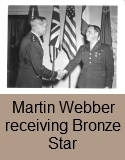 Martin Webber, OCS Class 42-04 receiving Bronze Star