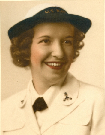 Lorraine Burger Webber, U.S. Navy Yeoman