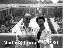 MARTIN WEBBER - LORRAINE BURGER 1980