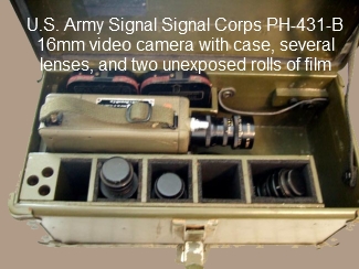 Signal Corps PH-431-B 16mm video camera