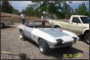 Dennis Skinner's '65 Corvette, after a bit of work.