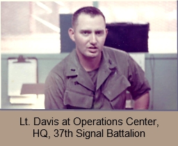 Lt. Rexford Davis, Operations, HQ, 37 Signal Battalion