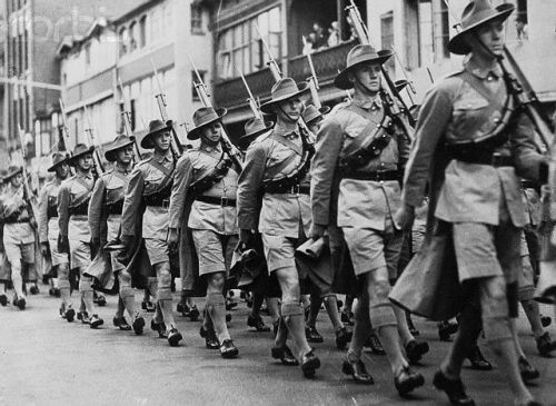 The Australian Army arrives...