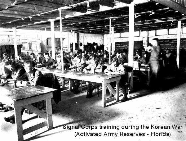 Signal Corps Training - Korean War