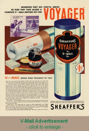 WWII V-Mail Advertisement