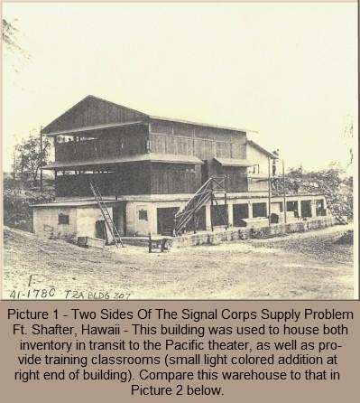 Signal Corps warehouse - Hawaii