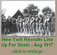 Camp Little Silver - 1917 - Signal Corps Recruits
