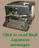 Japanese surrender messages - August 17 - 19, 1945
