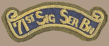 The Signal Corps' finest,  71st Signal Service Battalion