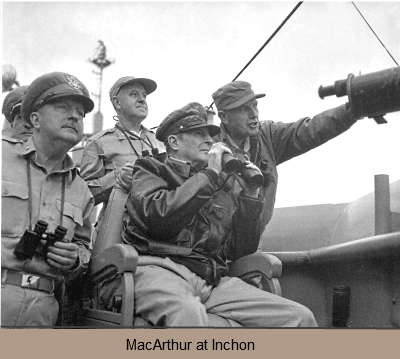 Macarthur at Incheon Landing