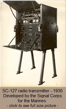 Signal Corps SC-127 radio set - 1930