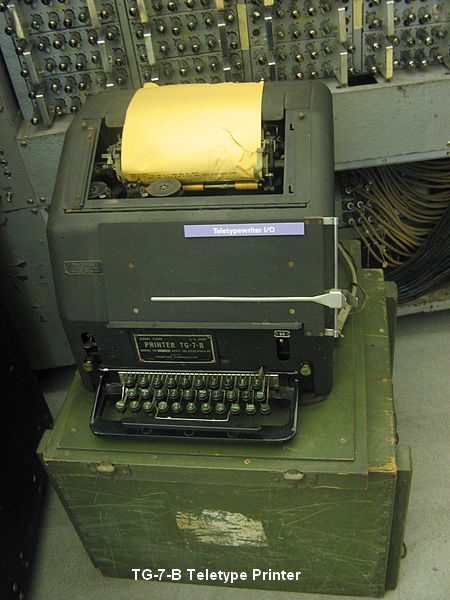 TG-7-B Teletype & Printer