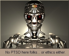 No PTSD here folks... or ethics either