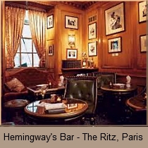 Hemingway's Bar, The Ritz Hotel, Paris