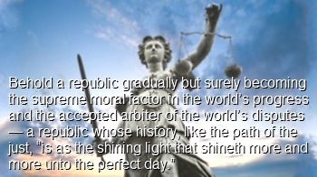 America - the ideal republic