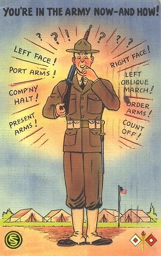 Army Signal Corps OCS Training... you're in the Army now!