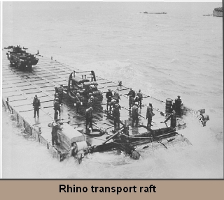 Navy Rhino transport raft