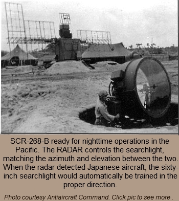 U.S. Army Signal Corps SCR-268B RADAR