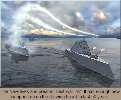 Navy - always fighting the next war