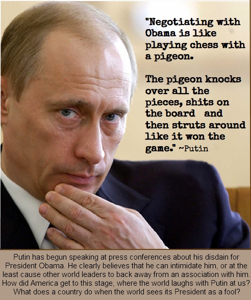 Putin on Obama...