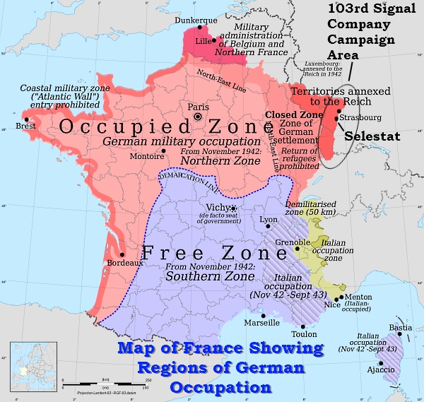 German Occupied France, WWII