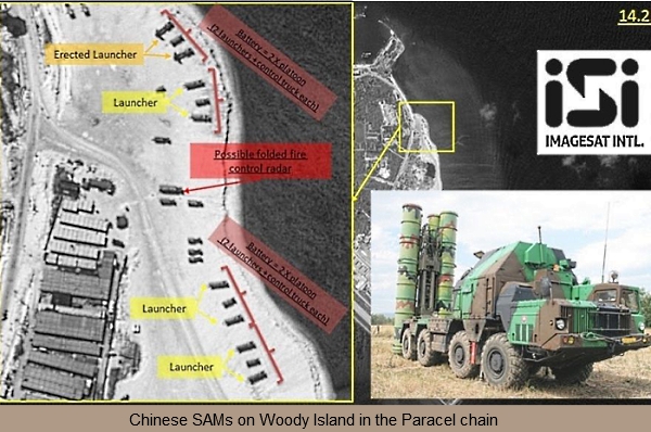 Chinese SAMs on Woody Island