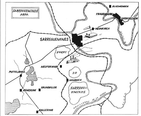 Battle Map - Sarreguemines
