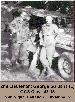 2nd Lieutenant George Galusha, OCS Class 43-18